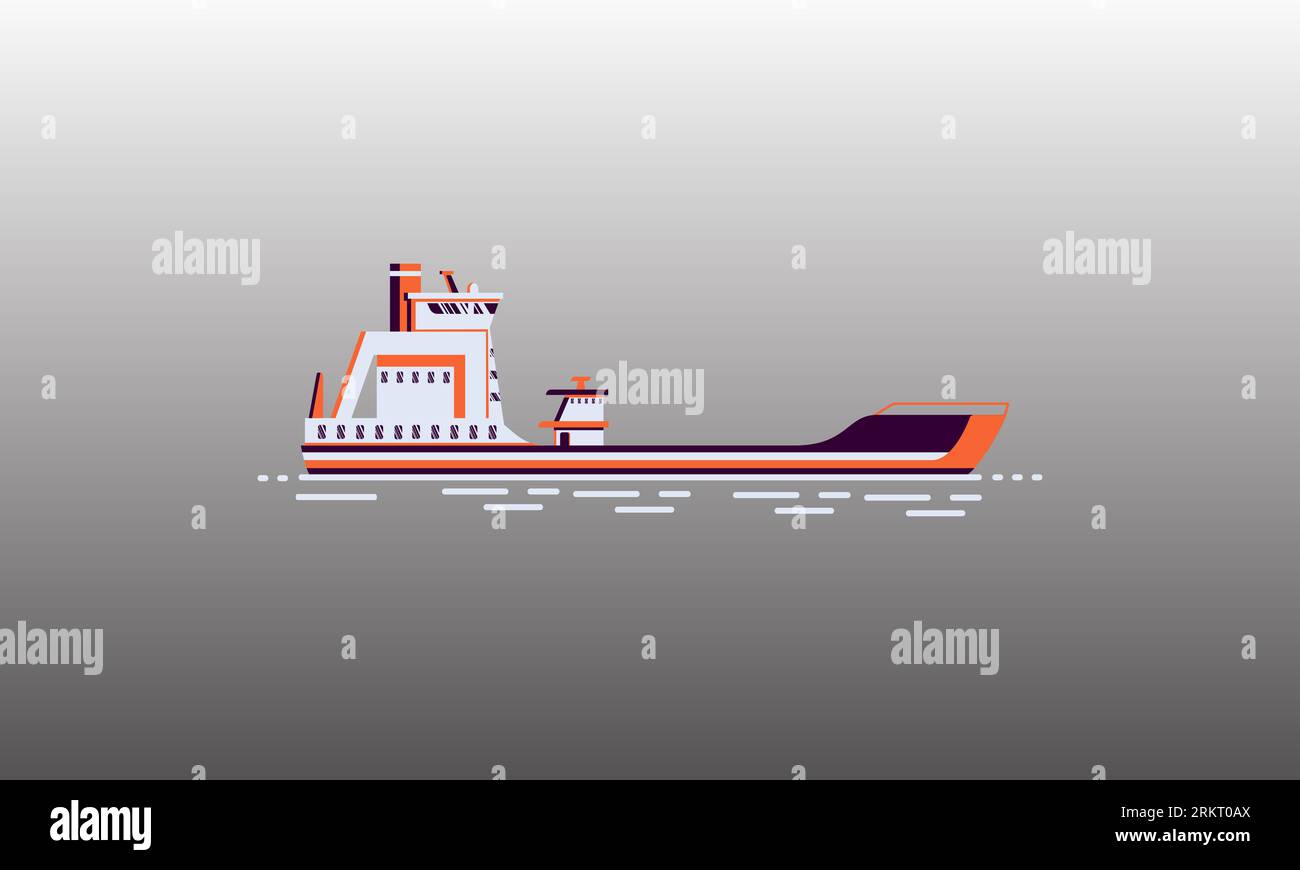 Pulling vessel Stock Vector Images - Alamy
