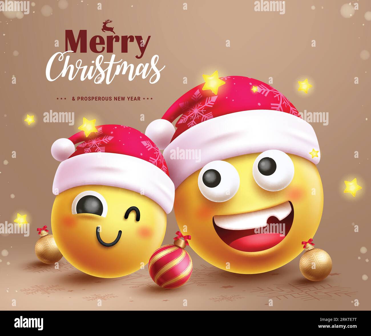 Merry christmas text vector design. Christmas greeting card with father