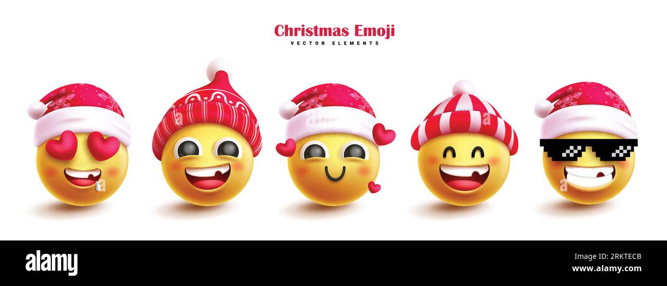 Christmas Emoji Characters Vector Set Design Christmas Emojis christmas-emoji-characters-vector-set-design-christmas-emojis