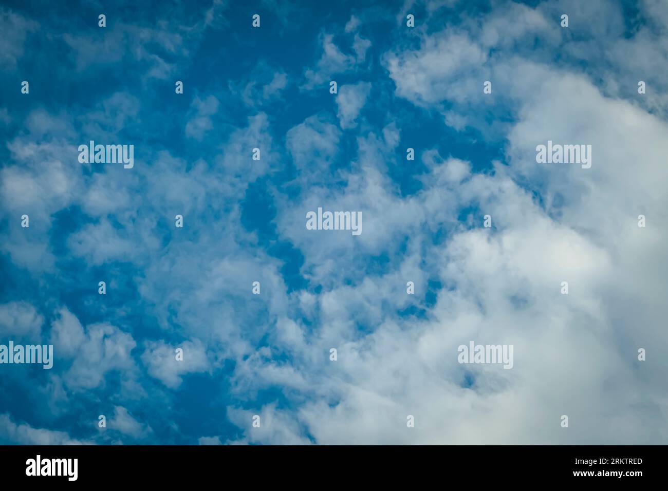 Blue Sky Background With White Clouds. Abstract season weather Stock ...