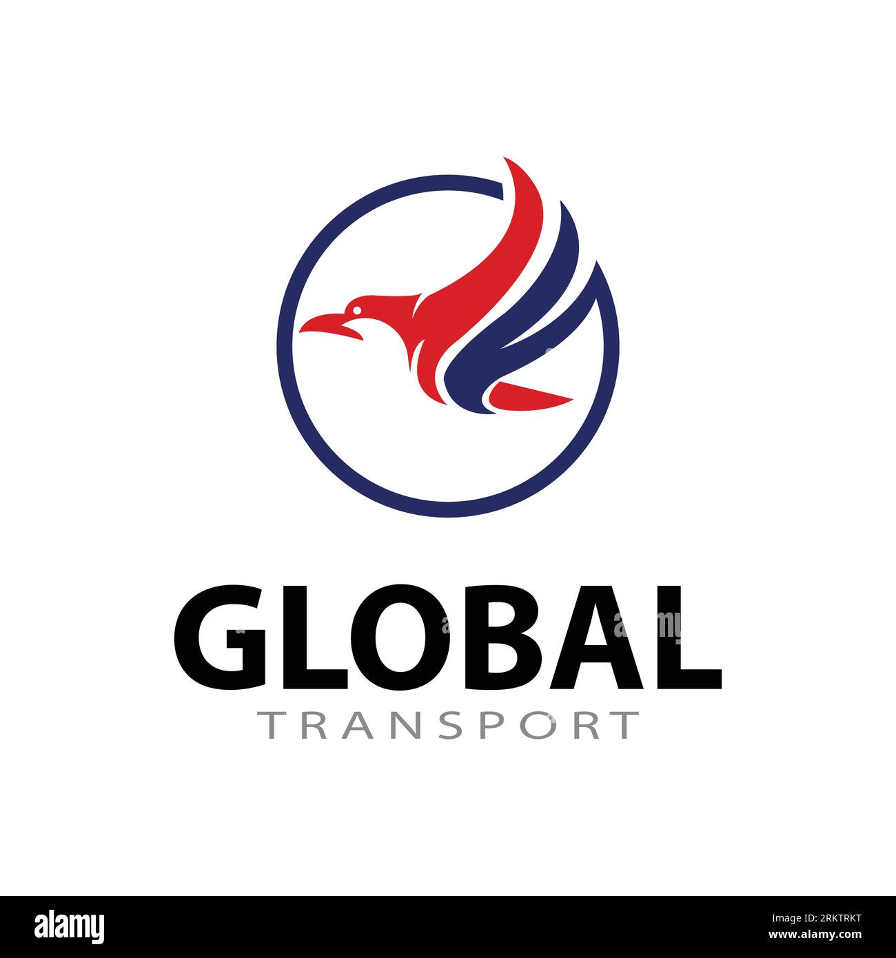 Eagle Logo Design. Logistics And Transport Logo Design Vector Stock ...