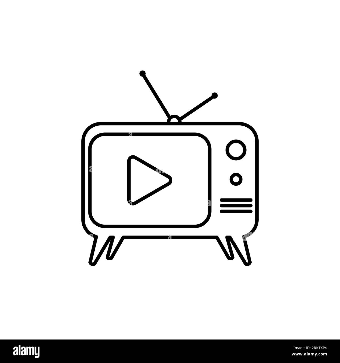 Signs television screen Stock Vector Images - Alamy