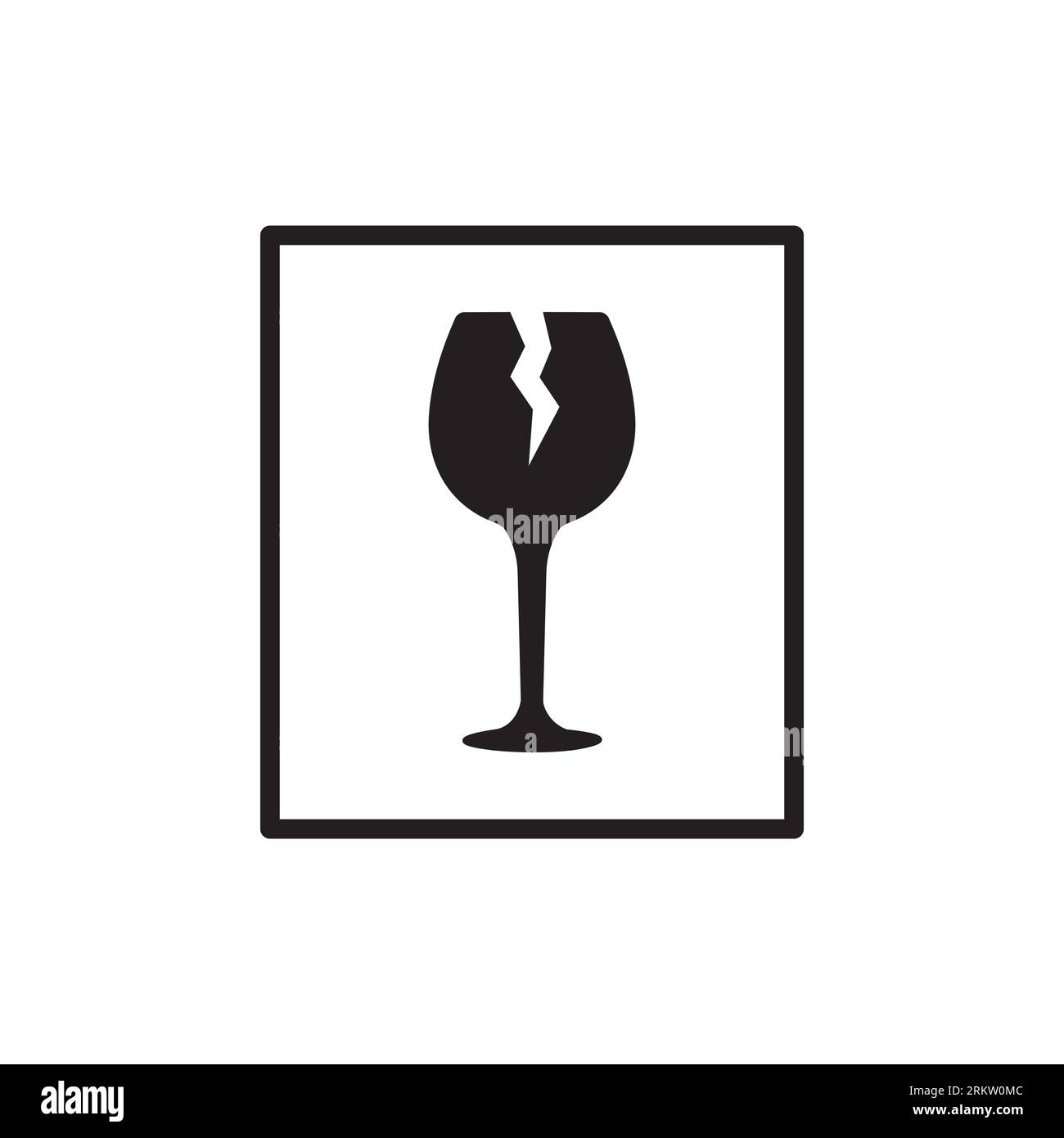 Fragile icon and vector graphics Stock Vector Image & Art Alamy