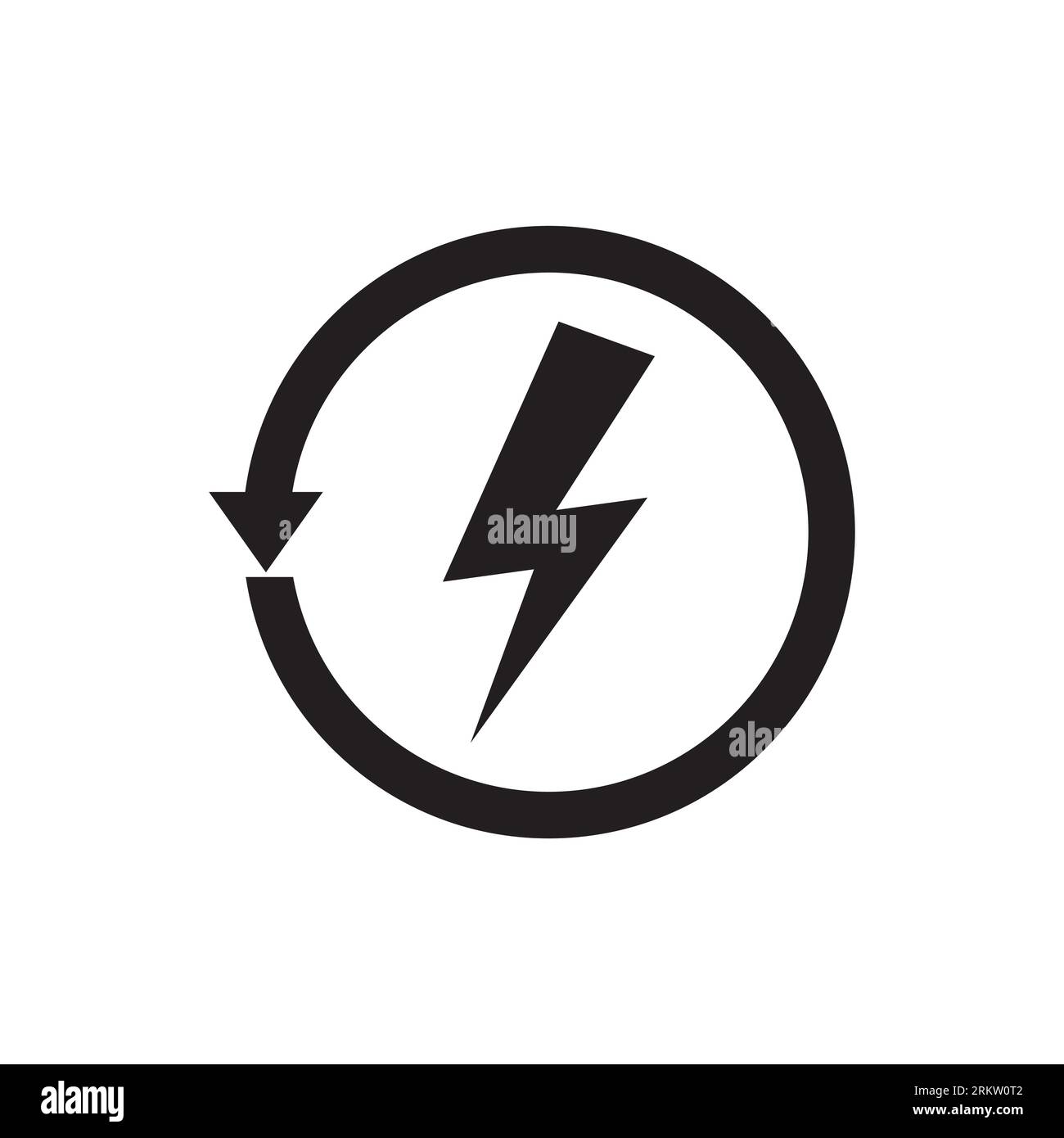 energy bolt power icon vector Stock Vector Image & Art Alamy