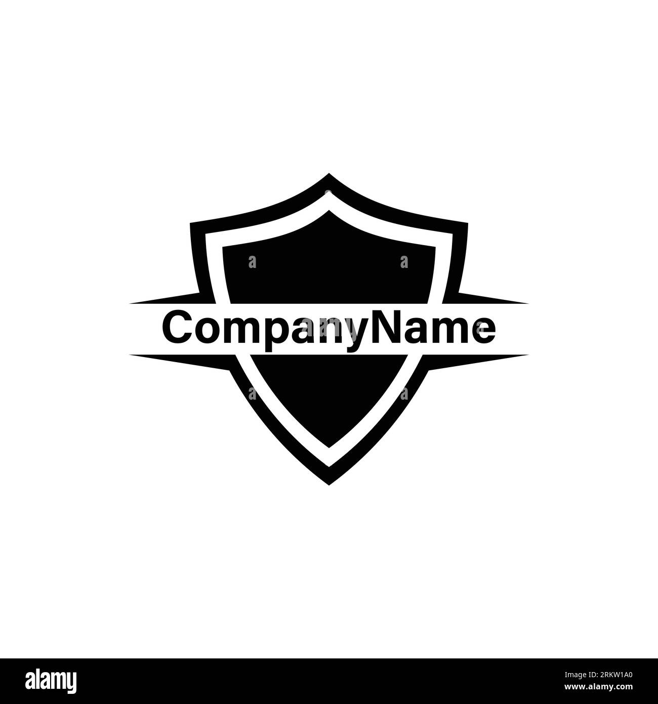 Technology protection shield sman logo icon vector template Stock