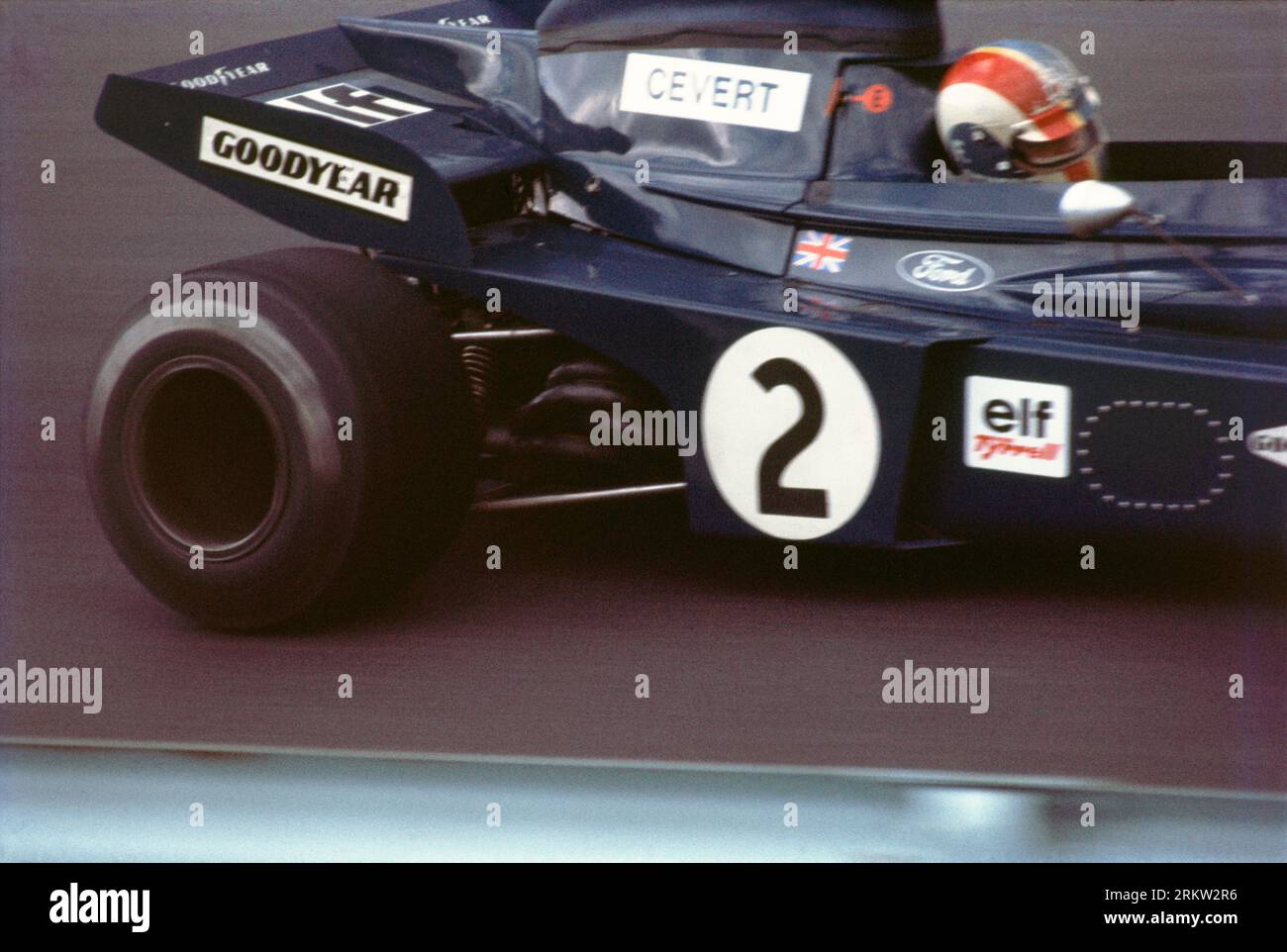 François Cevert. 1972 United States Grand Prix Stock Photo