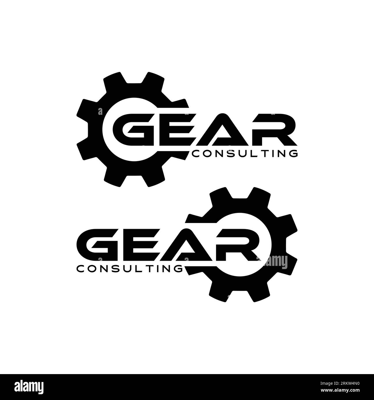 GEAR logo design template vector Stock Vector Image & Art Alamy