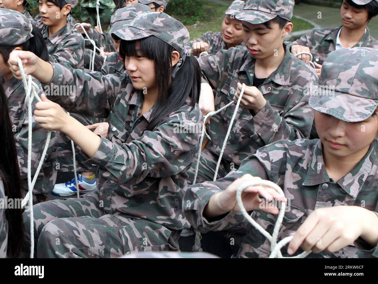 China fire safety students hi-res stock photography and images - Alamy