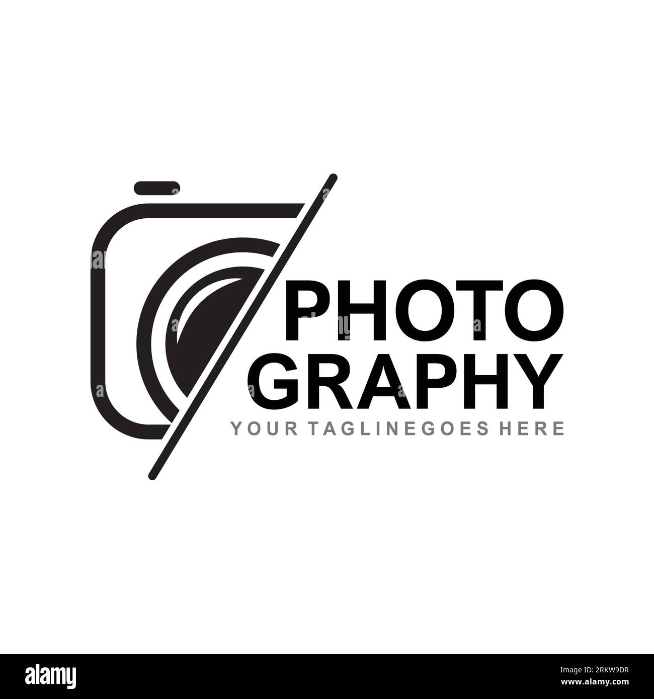 camera photography logo icon vector template. Stock Vector