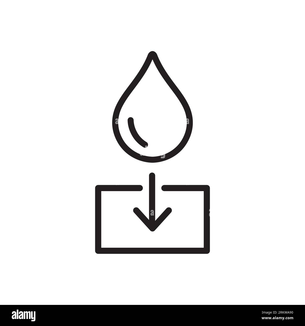 Absorption icon. Outline absorption vector icon for web design isolated