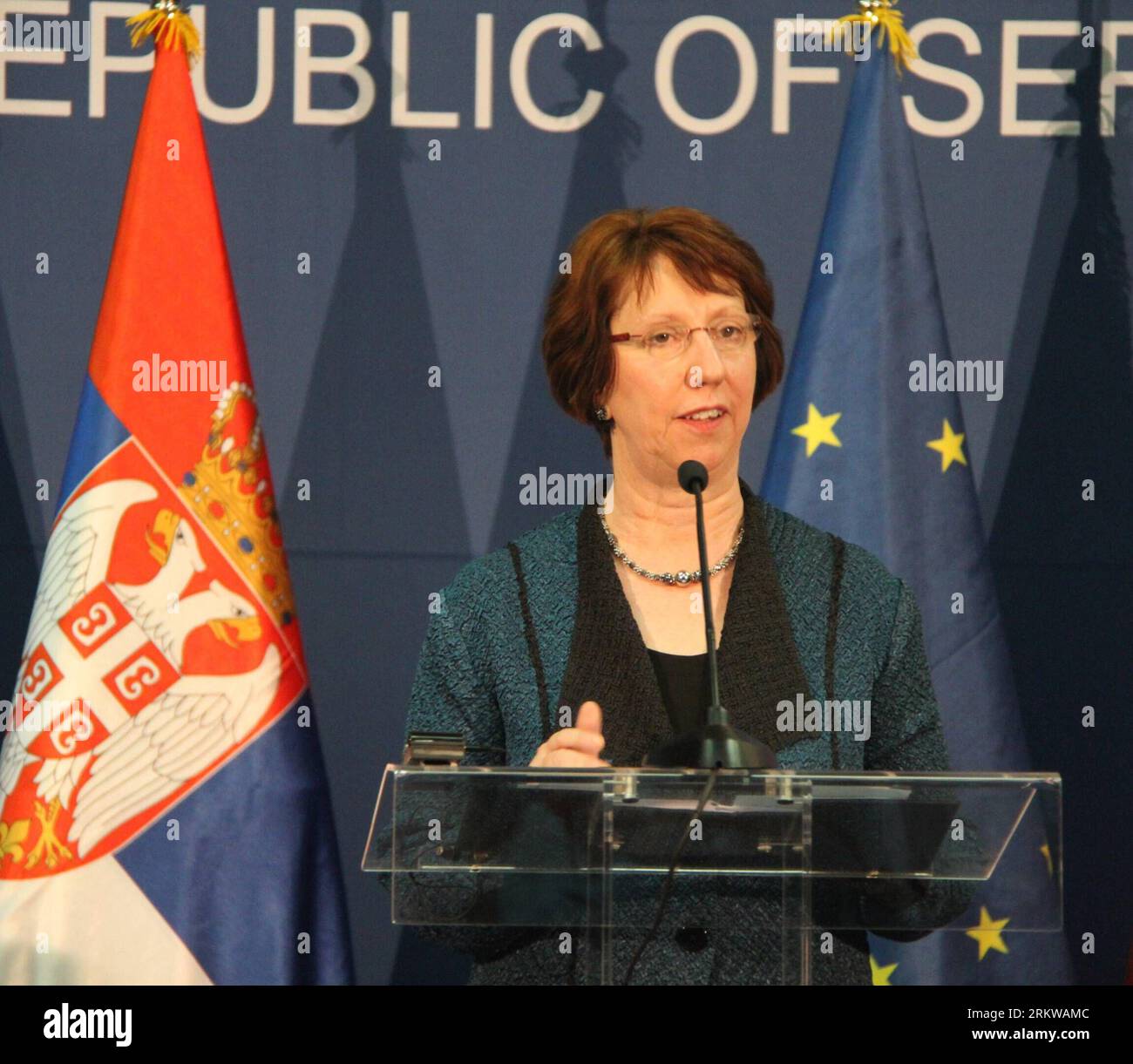 Catherine high representative european union hi-res stock