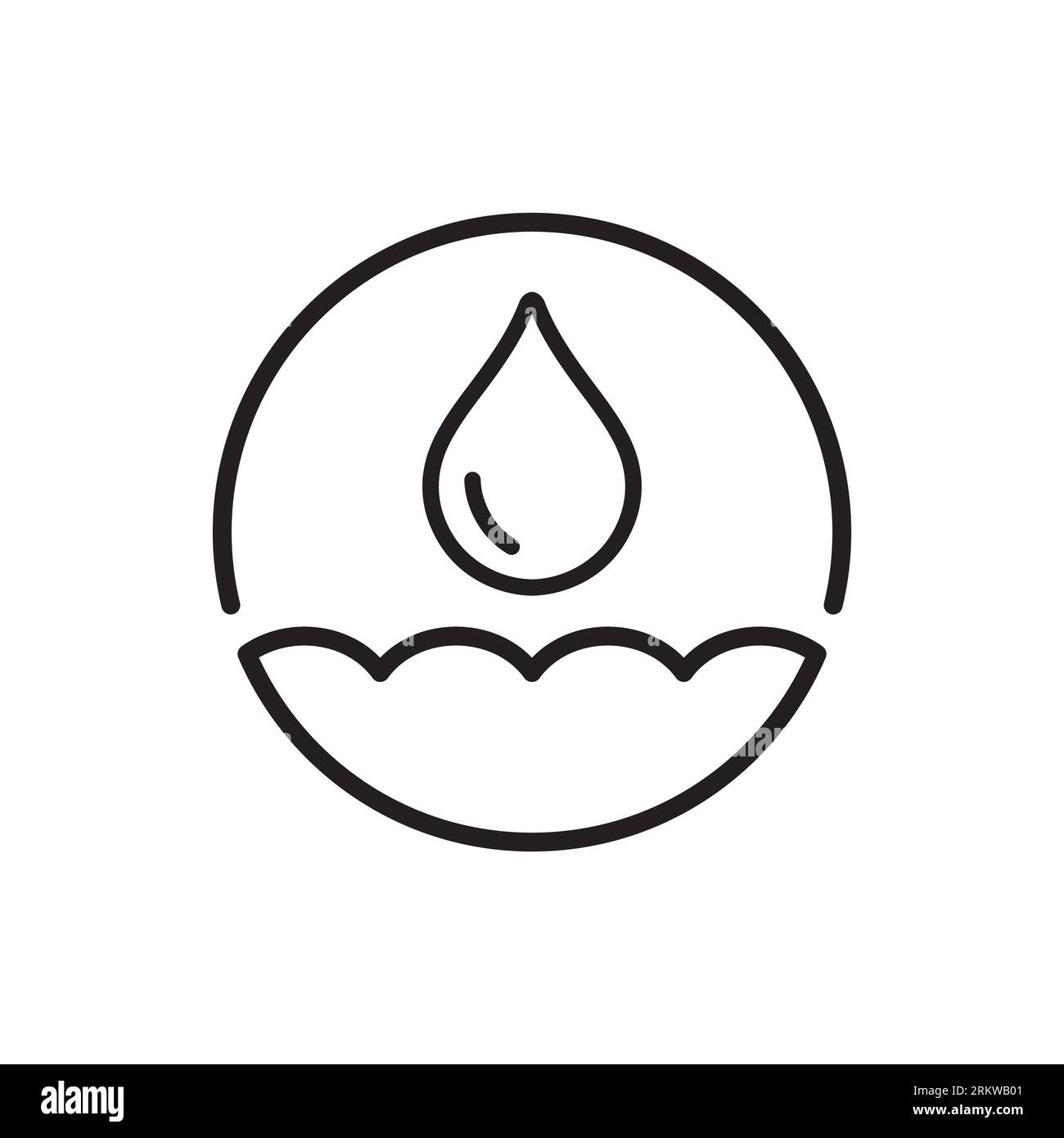 Absorption icon. Outline absorption vector icon for web design isolated