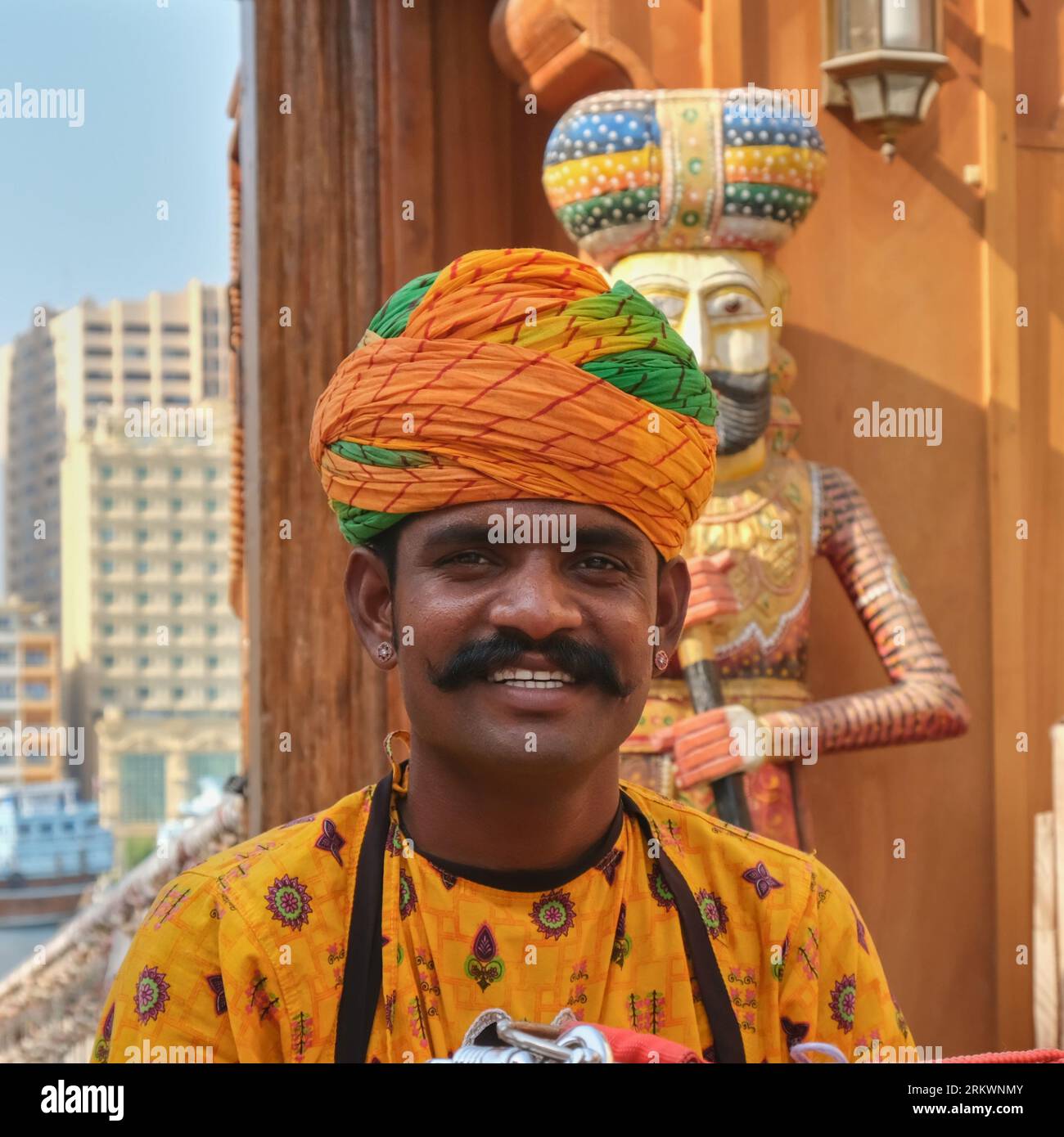 Indian man wearing turban hi-res stock photography and images - Alamy