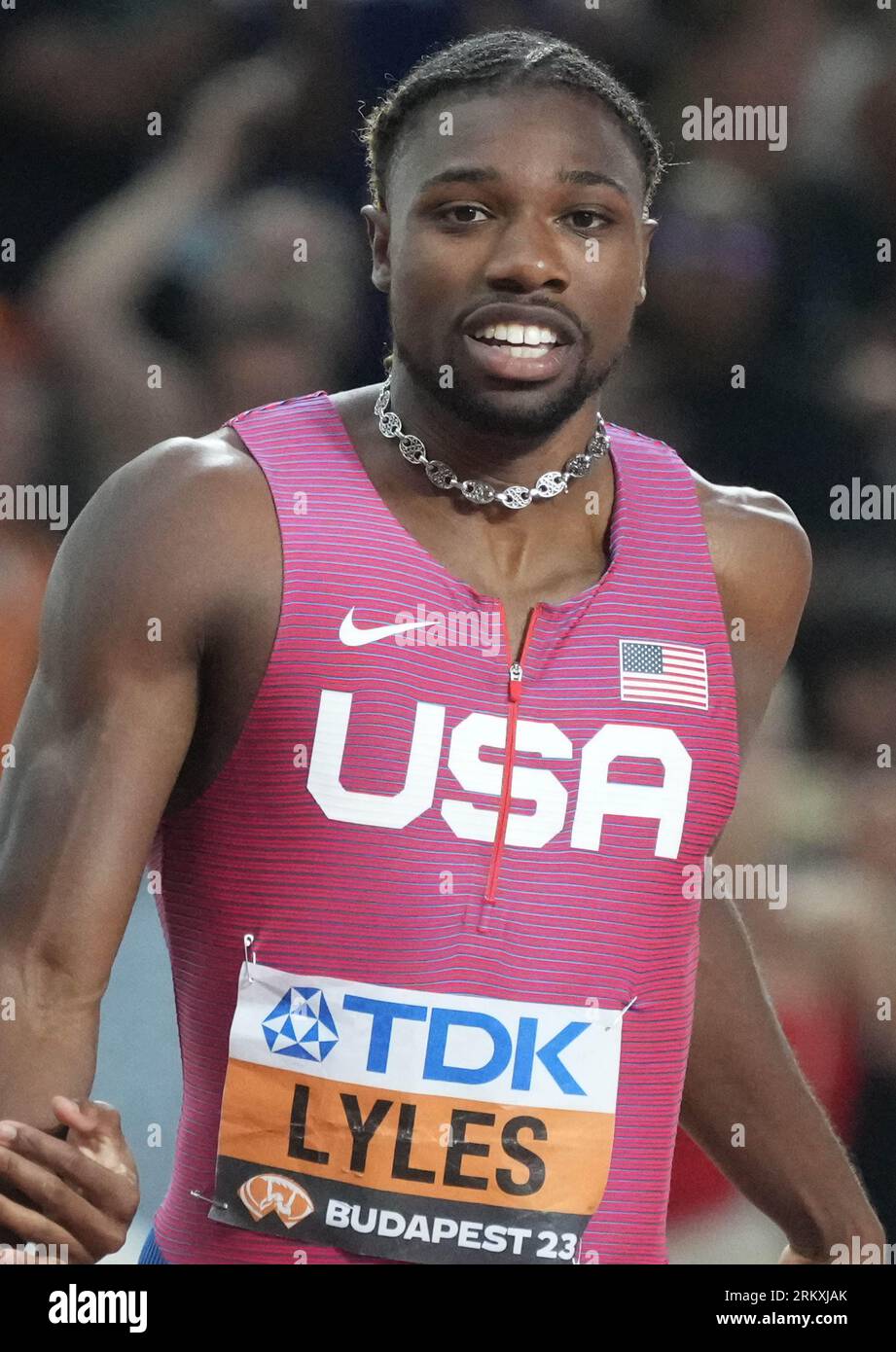 Noah lyles budapest 2023 hires stock photography and images Alamy