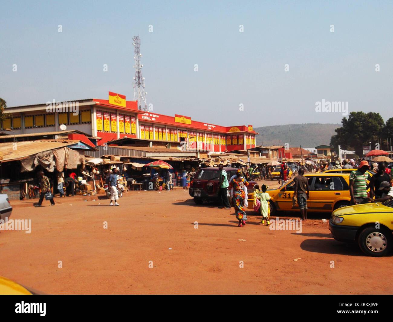 Central African Republic, Bangui Fighter's Market Stock Photo - Alamy