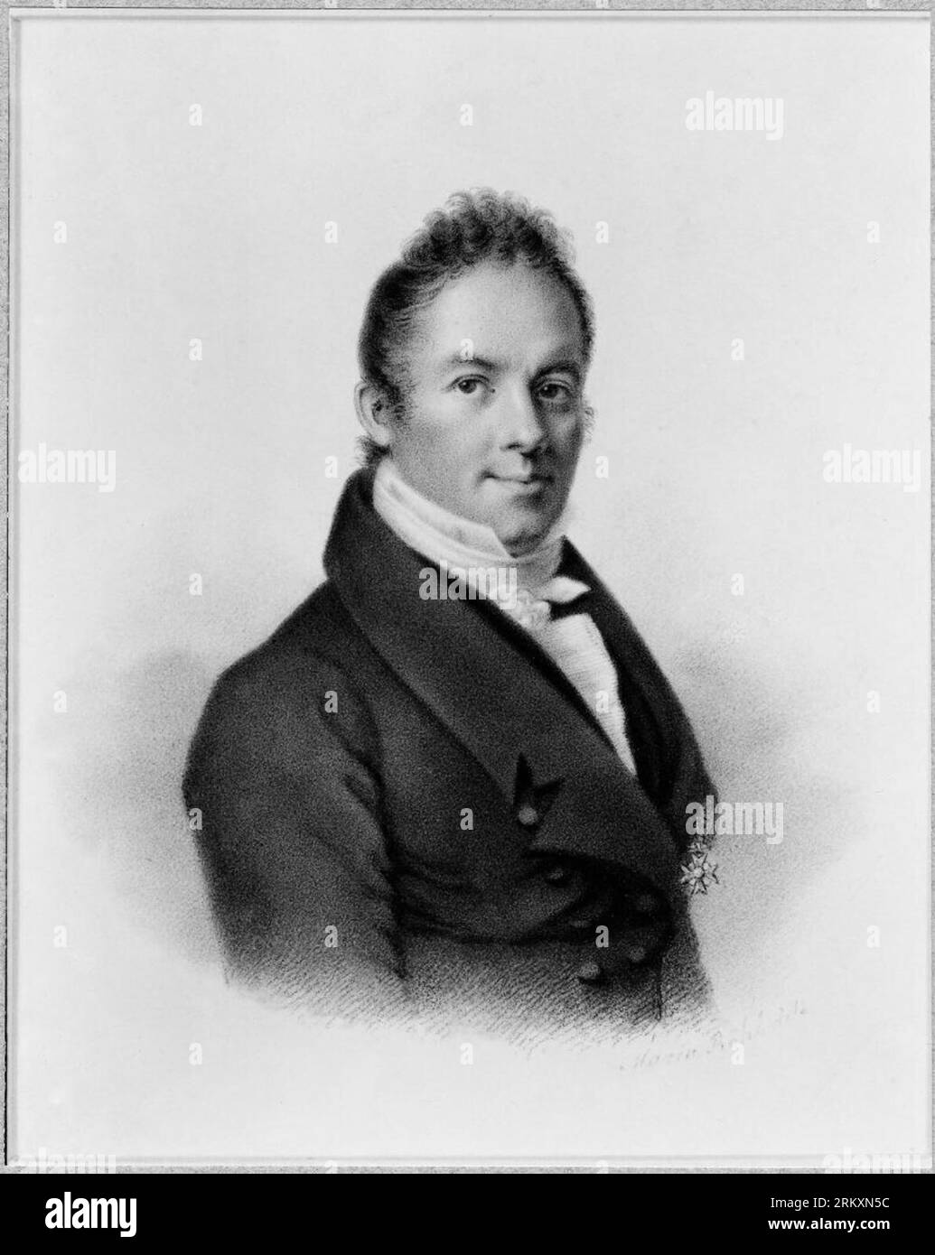 Per Ulmgren (1767-1846), expedition secretary, art collector by Maria Röhl Stock Photo