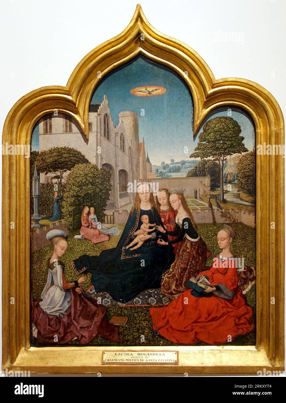 The mystic marriage of St. Catherine between circa 1480 and circa 1500 ...
