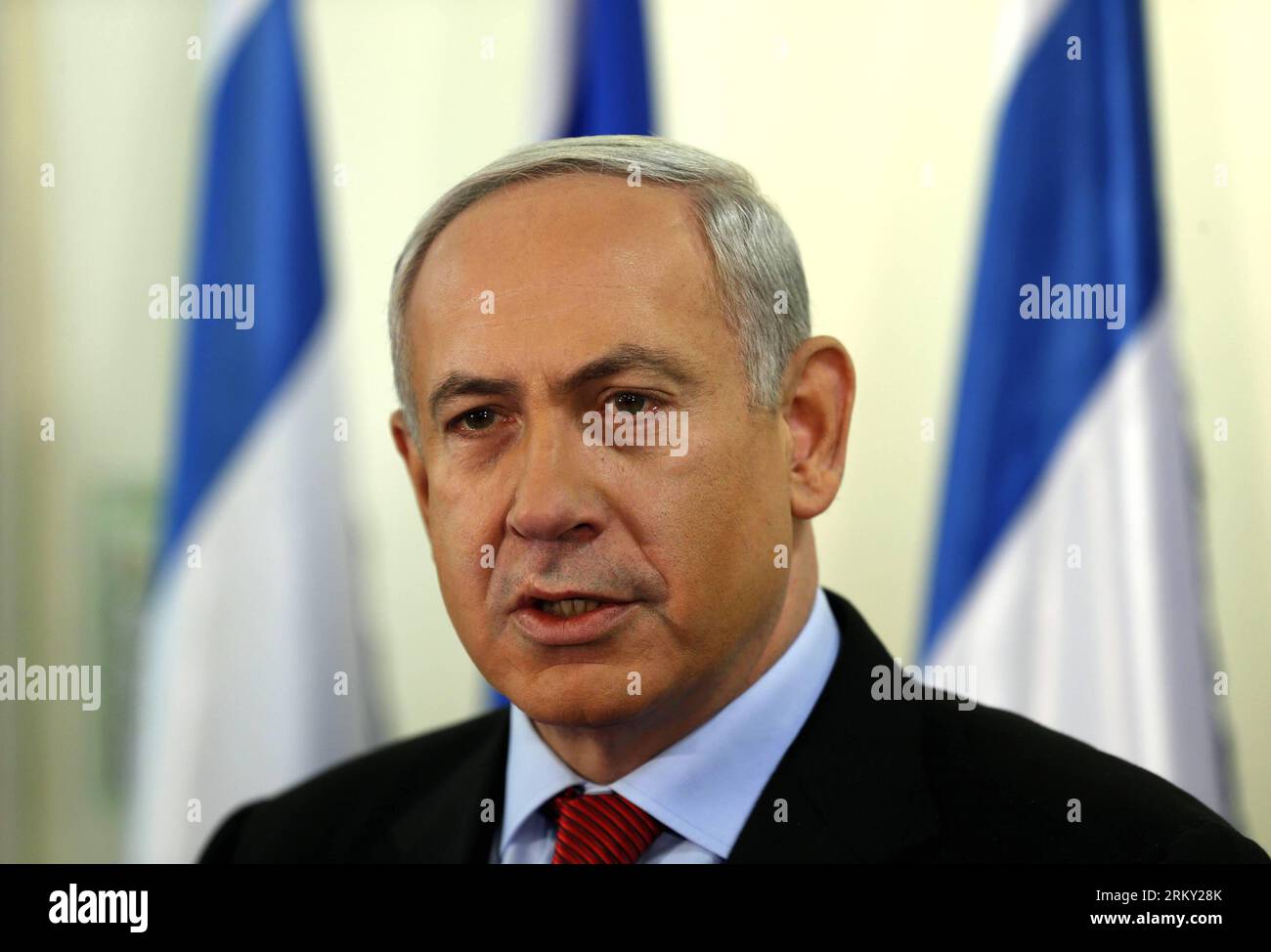 Benjamin netanyahu portrait hi-res stock photography and images - Alamy