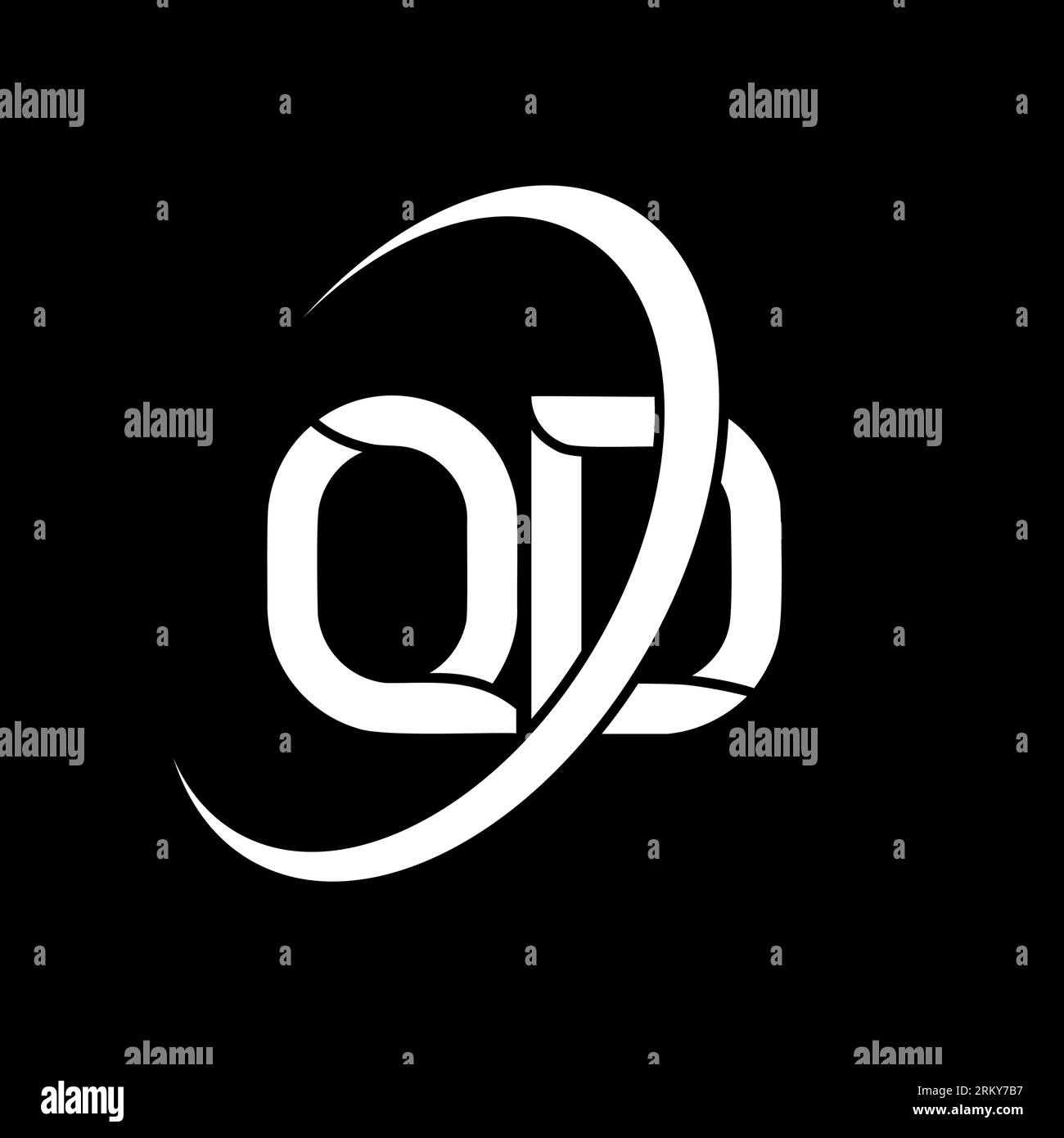 QD logo. Q D design. White QD letter. QD/Q D letter logo design ...