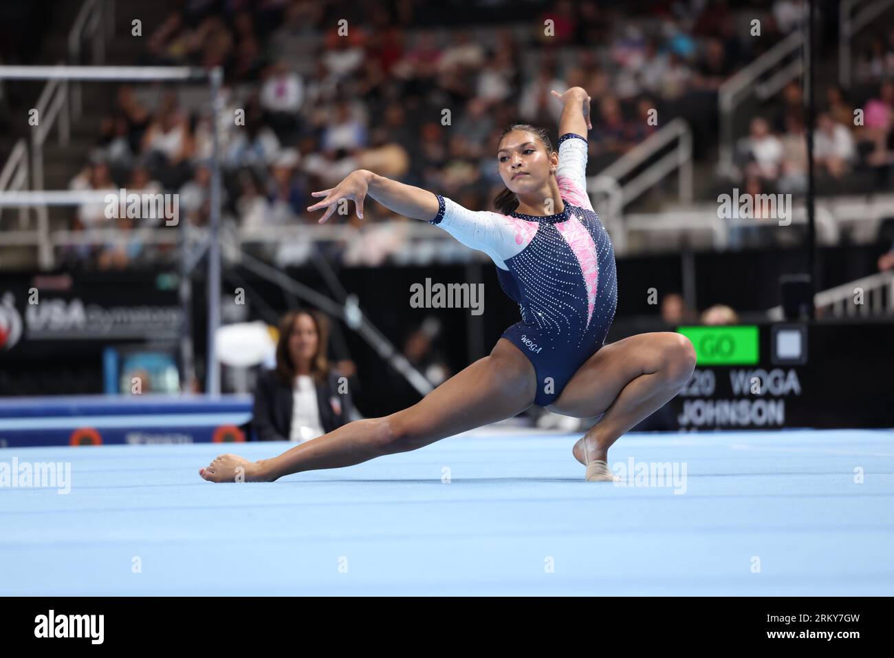 August 25, 2023: Gymnast Madray Johnson during the senior women day 1 ...