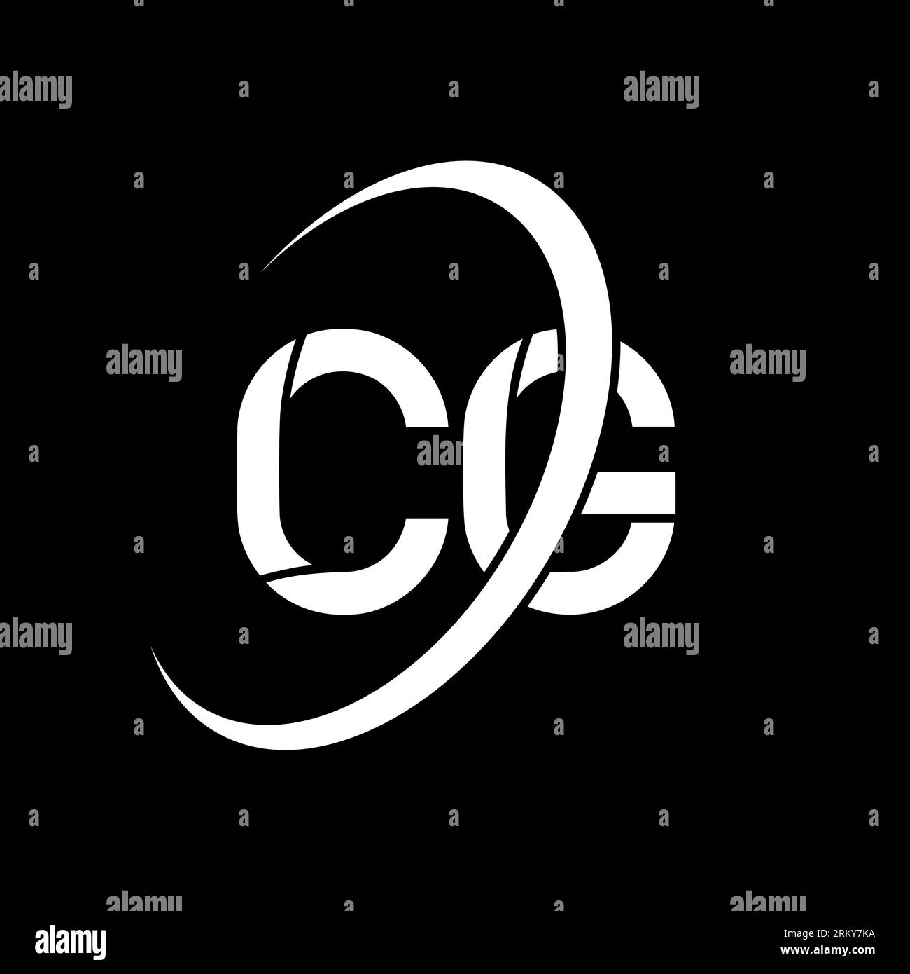 CG logo. C G design. White CG letter. CG/C G letter logo design ...