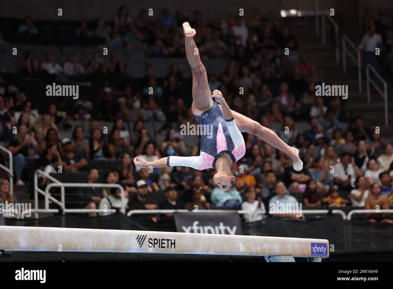 August 25, 2023: Gymnast Levi Jung-Ruvivar during the senior women day ...