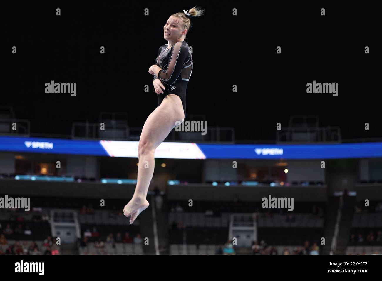 August 25, 2023 Olympic gold medalist Jade Carey during the senior