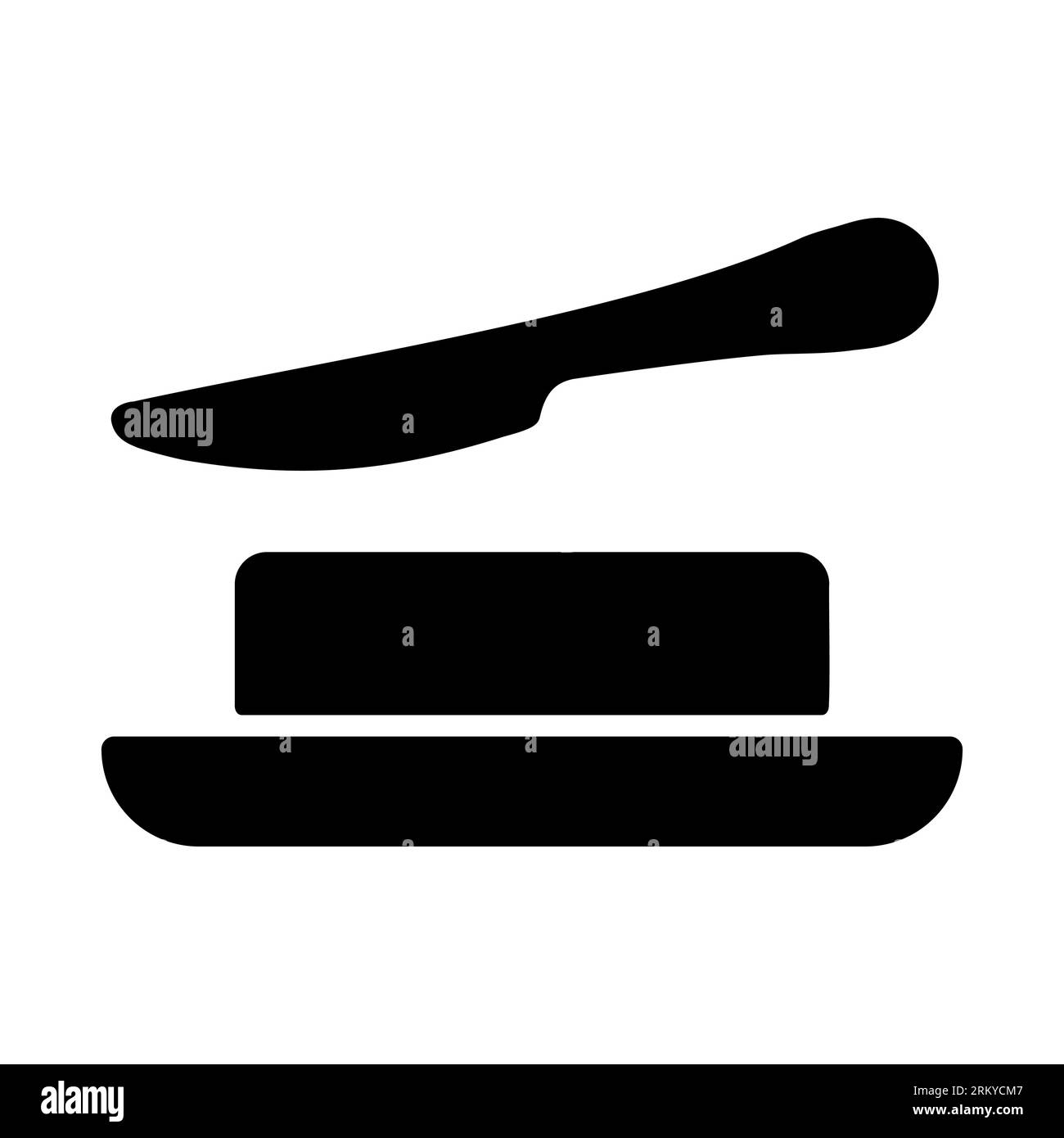 Butter Knife Silhouette