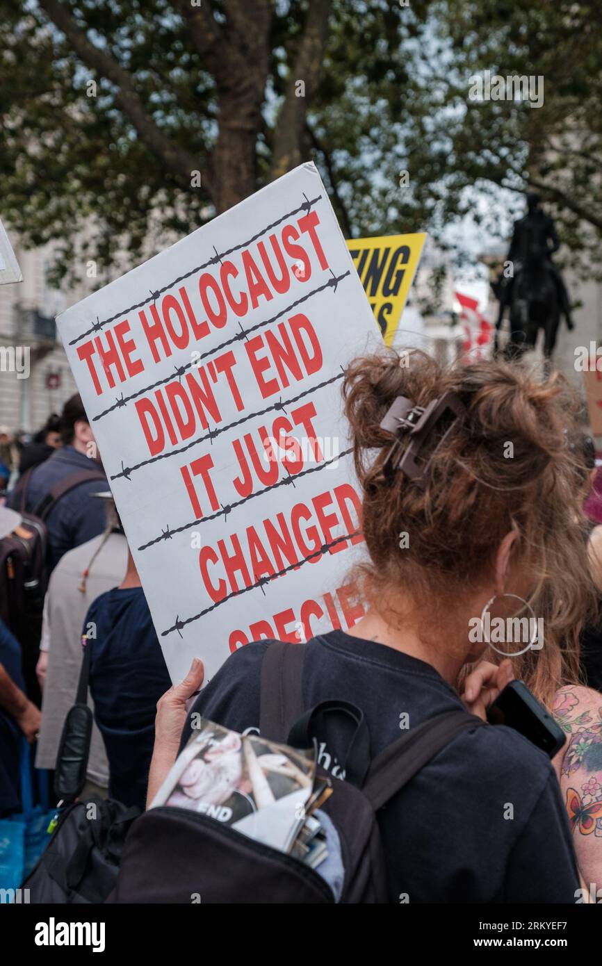 Animal Rising holds the National Animal Rights March through the ...