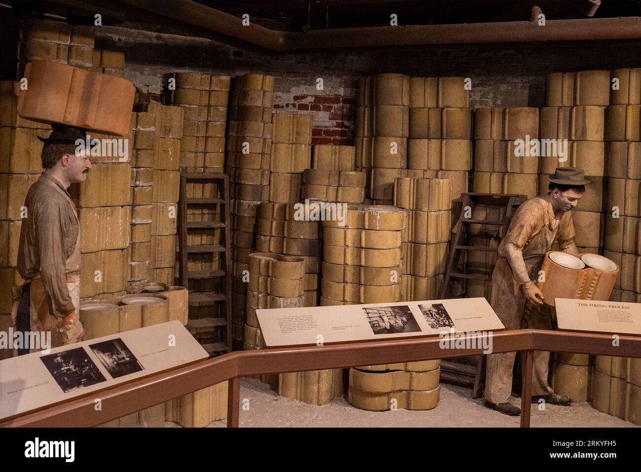 Life size dioramas ware potteries hires stock photography and images