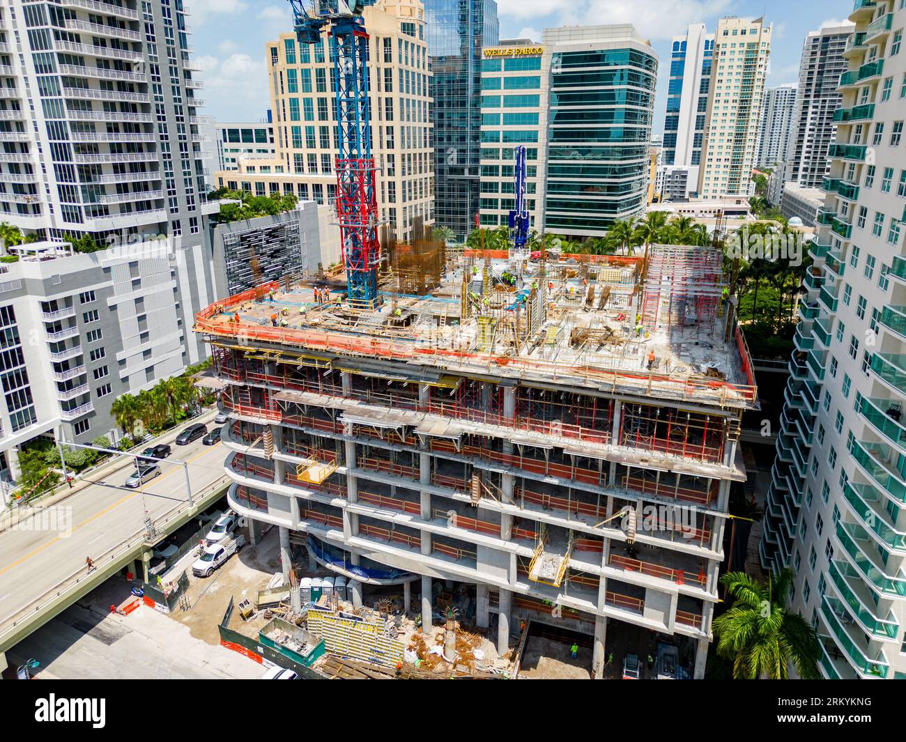 Fort Lauderdale, FL, USA - August 25, 2023: Aerial photo of a ...