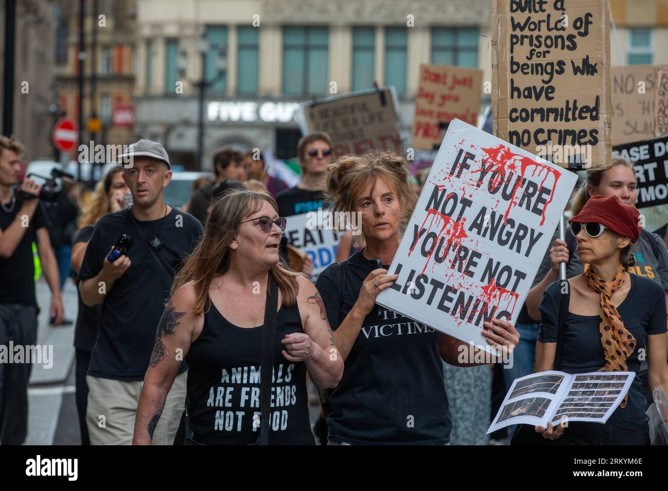 Peta animal rights banner hi-res stock photography and images - Alamy