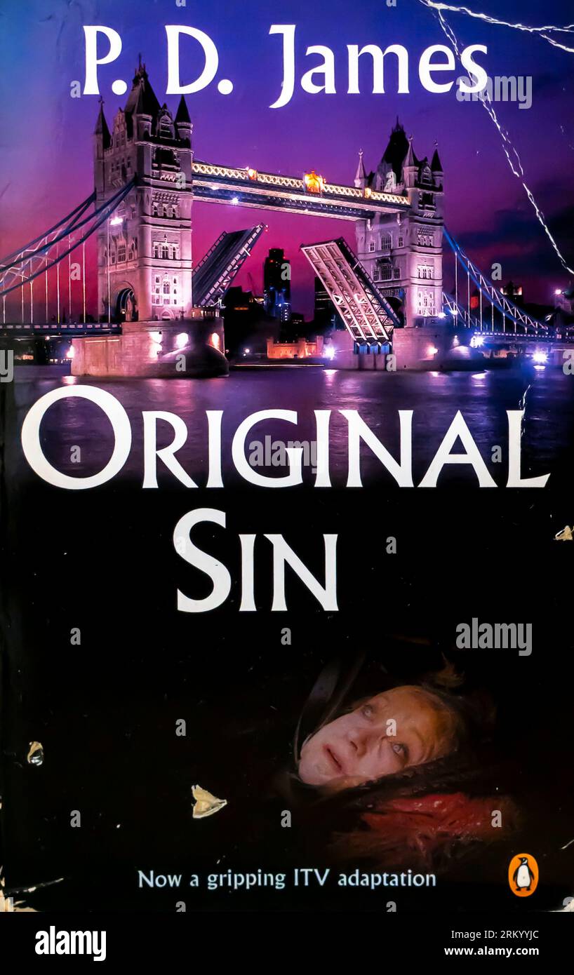 Original Sin Novel by P. D. James  1994 Stock Photo