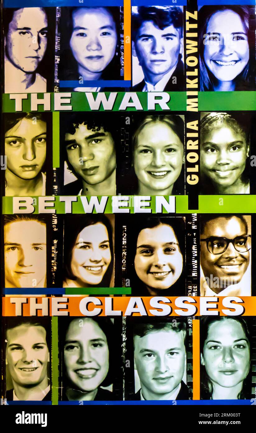 The War Between the Classes Novel by Gloria D. Miklowitz Stock Photo Alamy