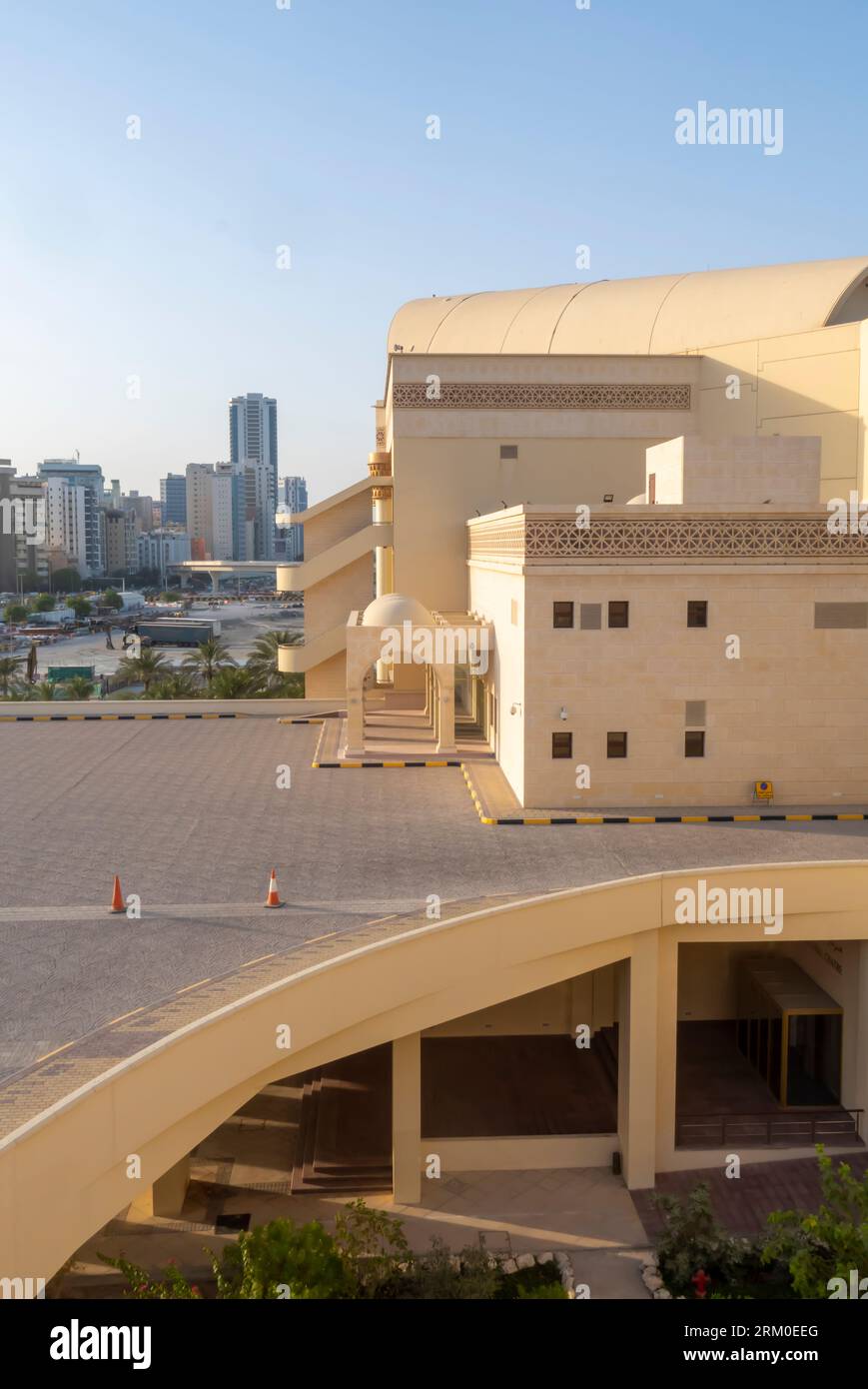 Isa Cultural Centre Bahrain architecture Stock Photo
