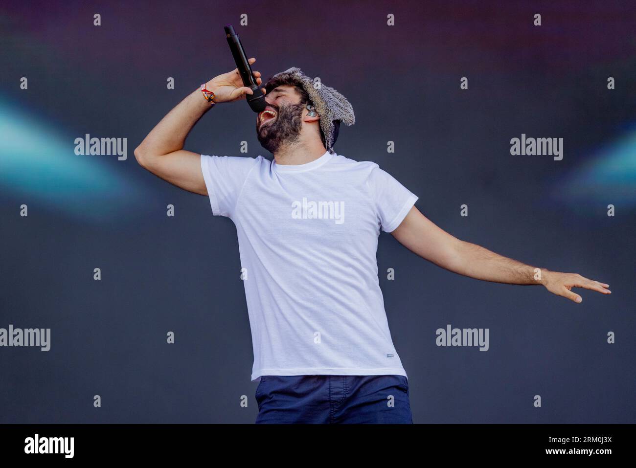 Hungary 13 August 2023 AJR - Adam, Jack and Ryan Metzger brothers - live at  Sziget Festival Budapest © Andrea Ripamonti / Alamy Stock Photo - Alamy