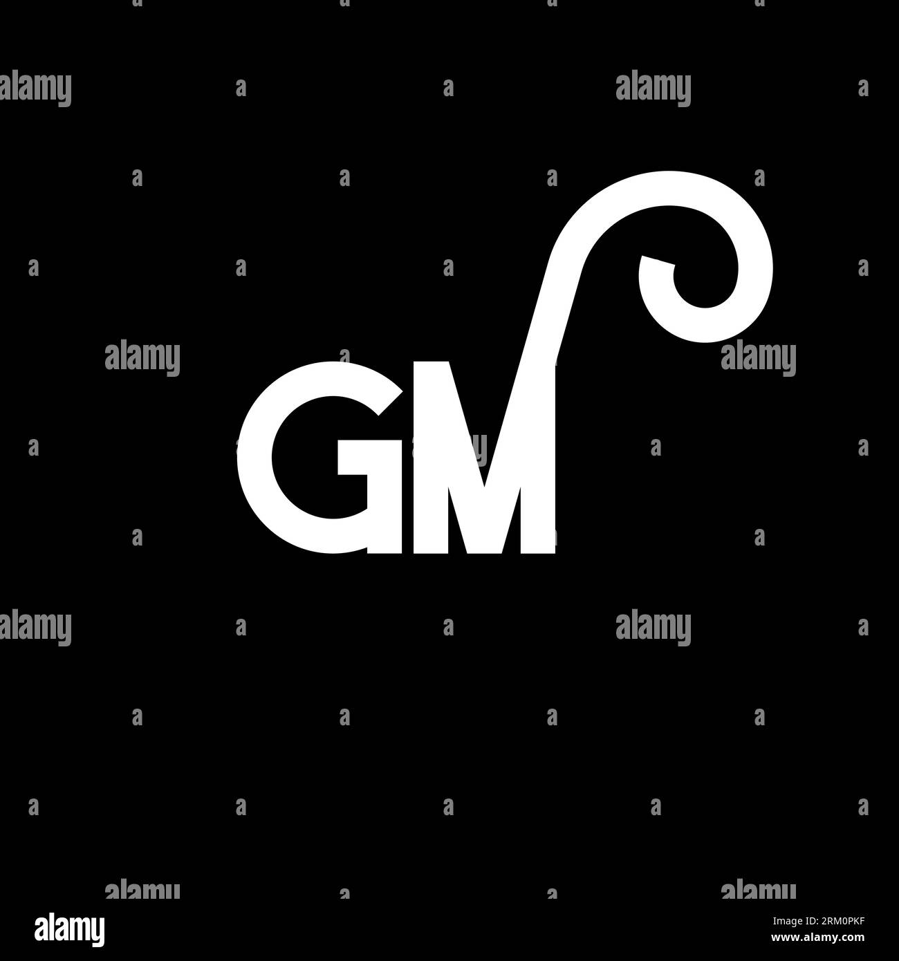 Initial GM Letter Linked Logo. GM letter Type Logo Design vector Template.  Abstract Letter GM logo Design Stock Vector Image & Art - Alamy