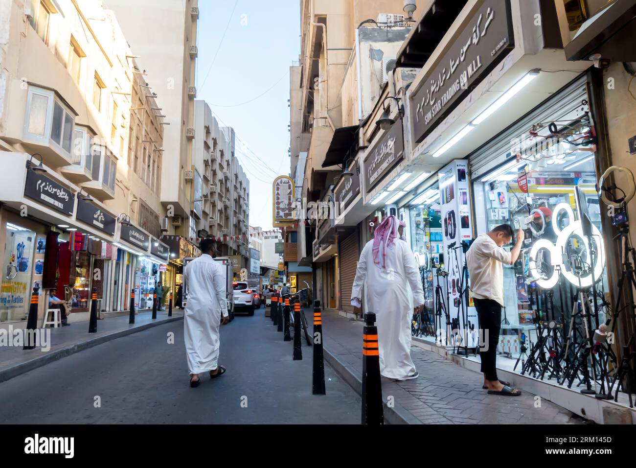 Manama center souk Bahrain. Shopping street bahrain Stock Photo Alamy