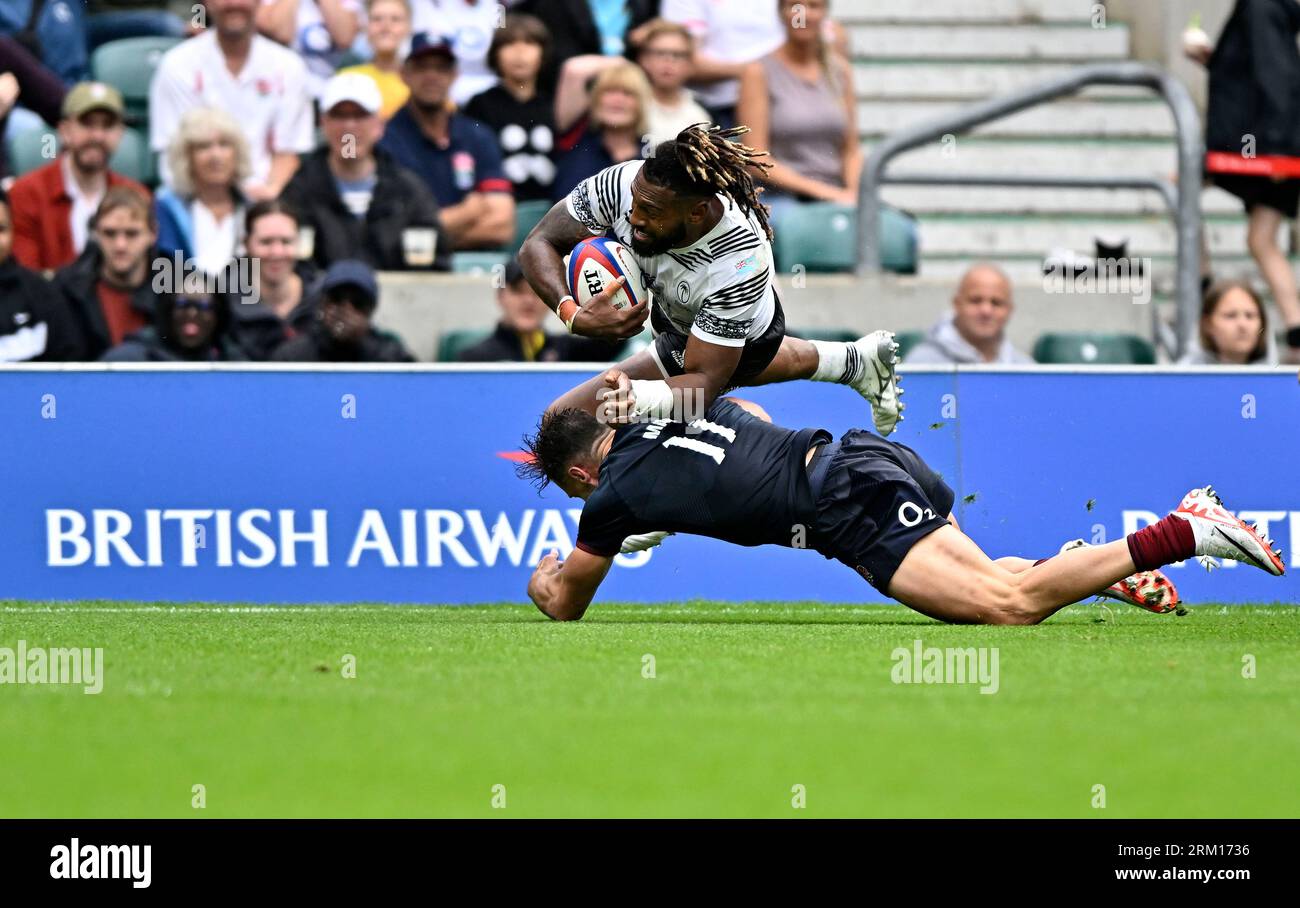 Twickenham, United Kingdom. 26th Aug, 2023. England V Fiji, 2023 Rugby