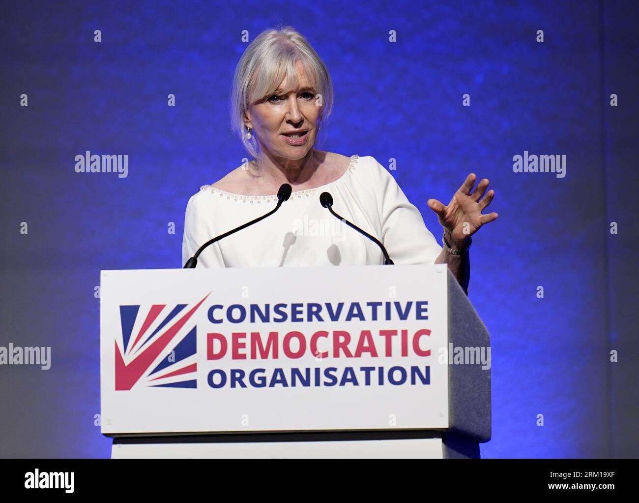 File photo dated 13/5/2023 of Nadine Dorries who has resigned her