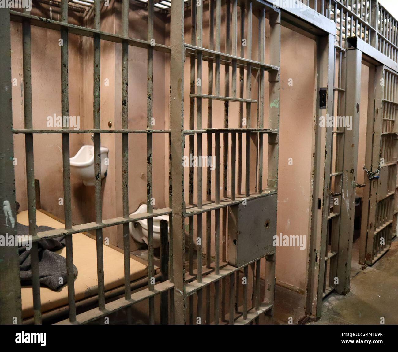 Penitentiary Prison Jail with cells Stock Photo Alamy