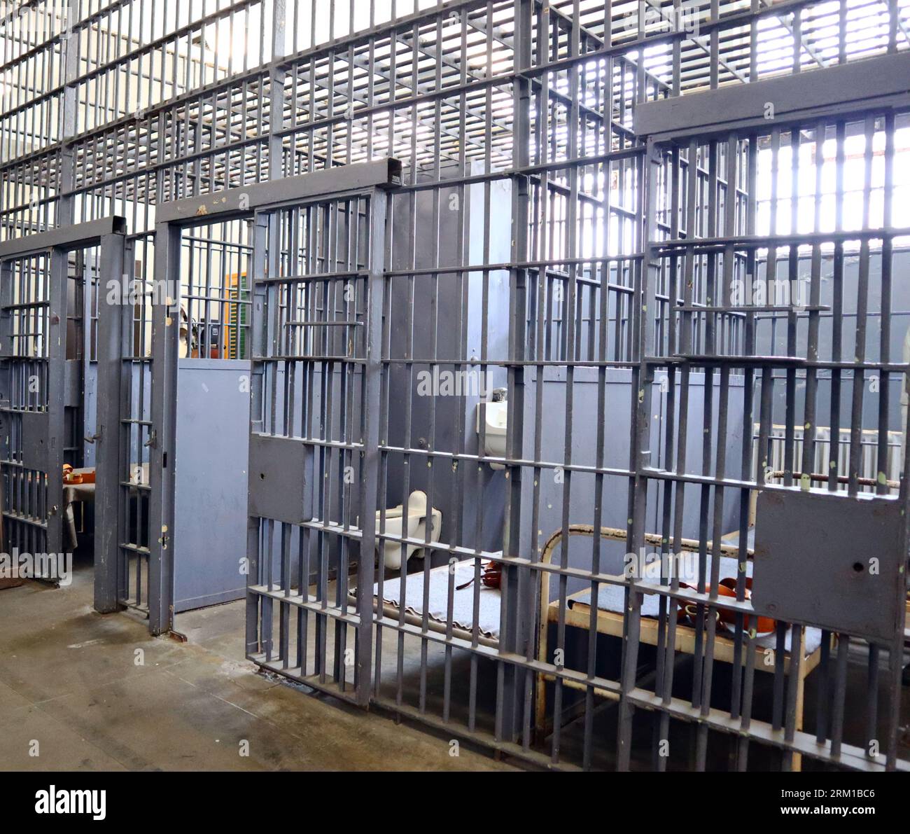 Penitentiary Prison Jail with cells Stock Photo Alamy