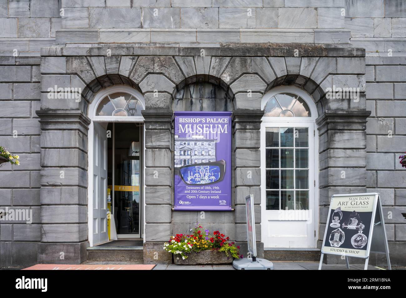 Waterford, Ireland July 17, 2023 The front of Palace Museum