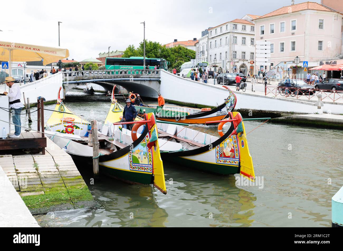 Aveiro, the Portuguese Venice (Credit: Julen Pascual Gonzalez) Stock Photo