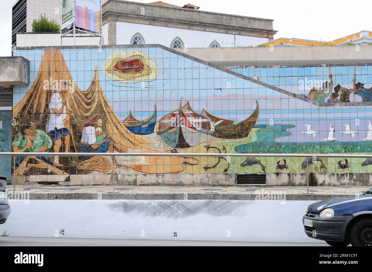 Aveiro, the Portuguese Venice (Credit: Julen Pascual Gonzalez) Stock Photo