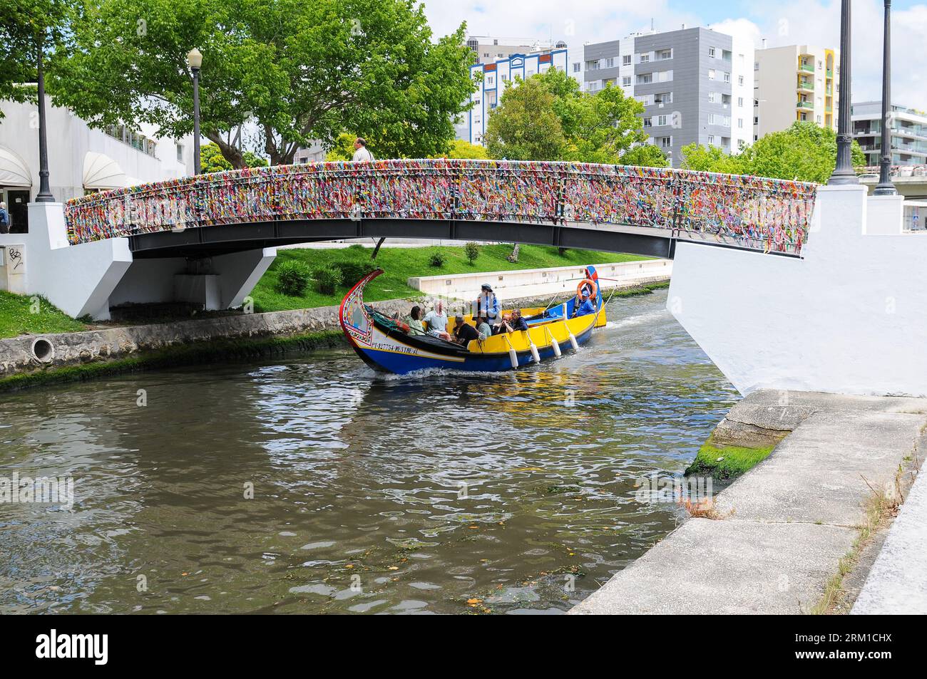 Aveiro, the Portuguese Venice (Credit: Julen Pascual Gonzalez) Stock Photo