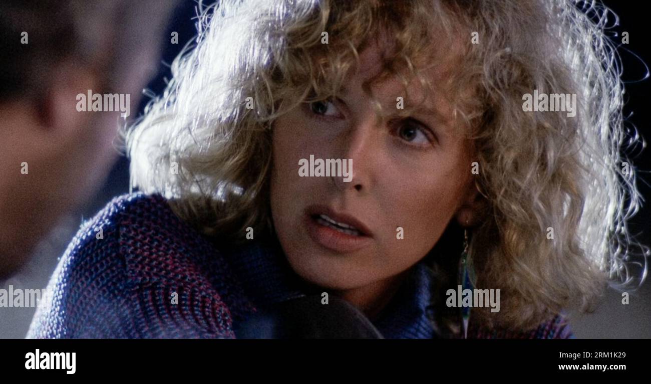 USA. Kim Greist and William Petersen in a scene from (C)De Laurentiis  Entertainment Group film: Manhunter (1986). Plot: Former FBI profiler Will  Graham returns to service to pursue a deranged serial killer, image size:1300x766