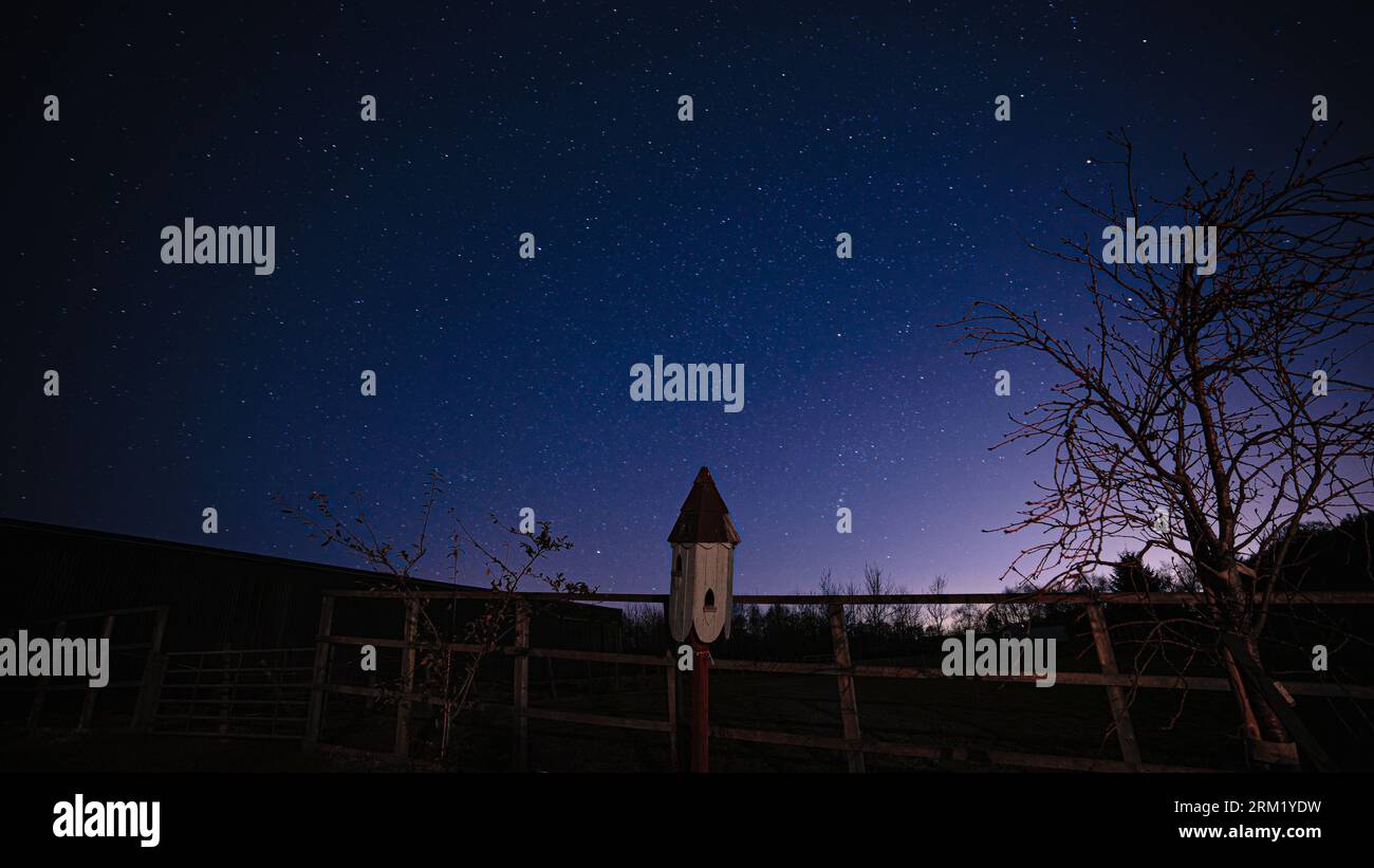 night star and long exposure Stock Photo - Alamy