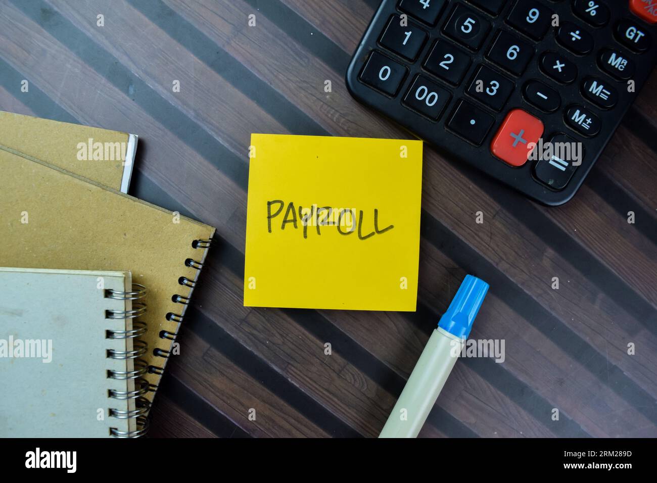 Payroll notes hi-res stock photography and images - Alamy