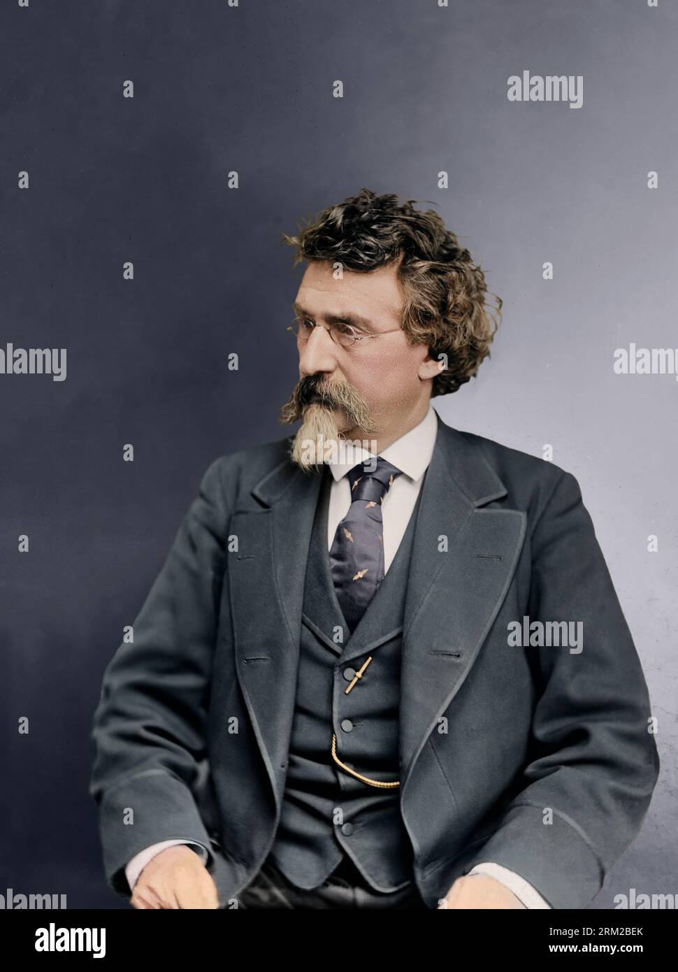 Mathew Brady circa 1875 NYC Stock Photo
